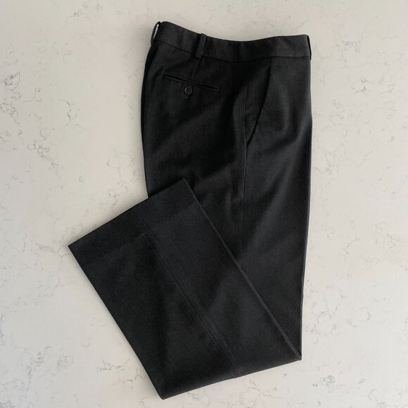 Brooks Brothers Caroline Fit Poly Viscose Blend Trousers Charcoal Grey Sz 6 - Picture 12 of 12